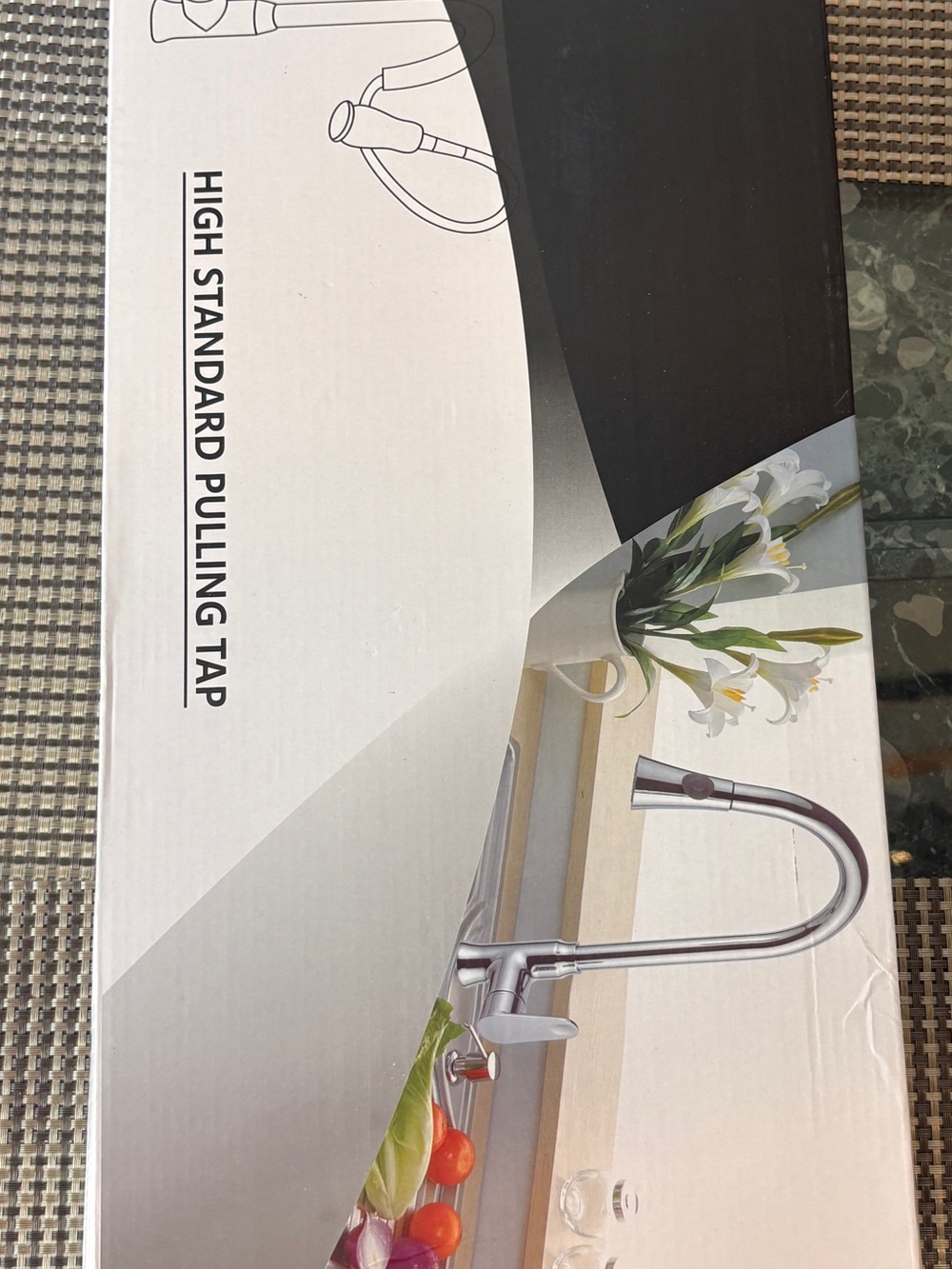 High Standard Pull-Down Kitchen Tap - Chrome